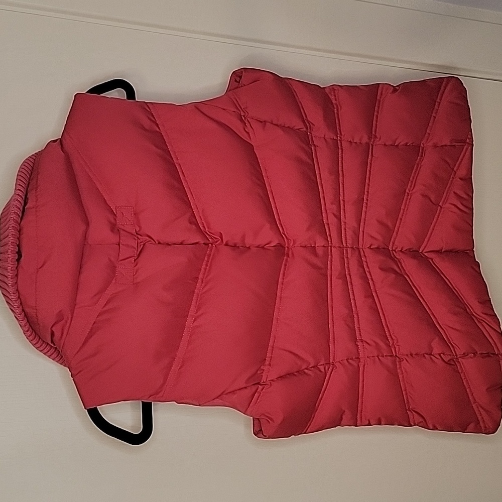 Womens Esprit Dark Pink Down Quilted Vest Size M - Picture 4 of 11
